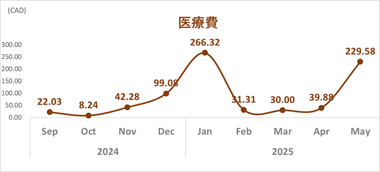 202505医療費レンドグラフ